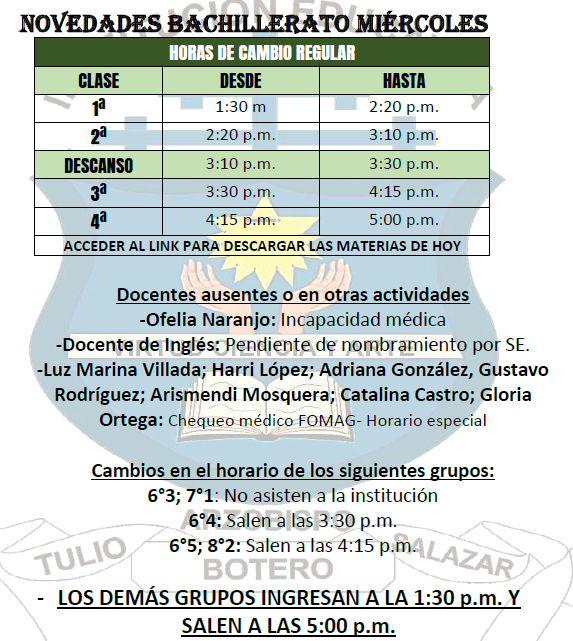 Horario